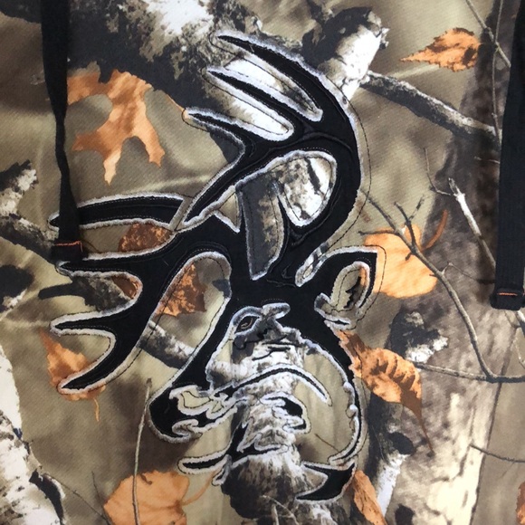Legendary WhiteTails Camo Pullover Hooded Sweatshirt Sz Lg - Picture 4 of 13